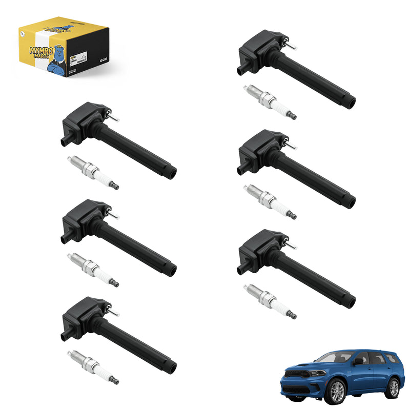 Load image into Gallery viewer, 6PCS Ignition Coil UF648 C1791 & Double Iridium Spark Plug 97390 For Dodge Avenger Challenger Charger Durango Grand Caravan Journey - Electrical Parts > Other Electrical Parts > Solenoid Valve Coil from MyMROmarts