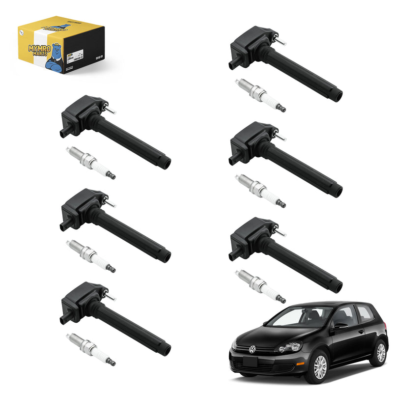 Load image into Gallery viewer, 6PCS Ignition Coil UF648 C1791 & Double Iridium Spark Plug 97390 For Volkswagen 2011–2014 Minivan Routan with Engine V6 3.6L - Electrical Parts > Other Electrical Parts > Solenoid Valve Coil from MyMROmarts