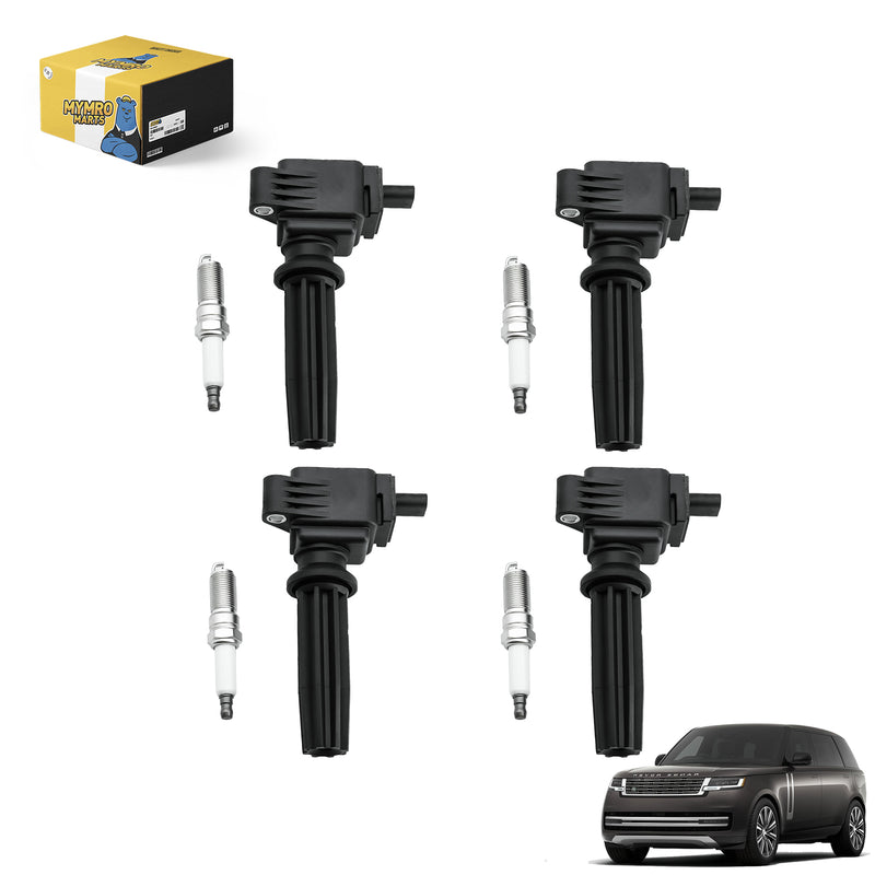 Load image into Gallery viewer, 4PCS Ignition Coil UF670 DG546 5C1873 & 4PCS Double Iridium Spark Plug LTR6BHX for Land Rover SUV Discovery Sport LR2 Range Rover Evoque with 2.0L - Electrical Parts > Other Electrical Parts > Solenoid Valve Coil from MyMROmarts