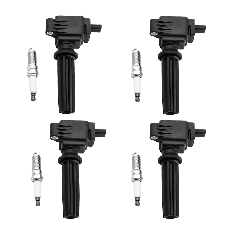 Cargue la imagen en el visor de la galería, 4PCS Ignition Coil UF670 DG546 5C1873 & 4PCS Double Iridium Spark Plug LTR6BHX for Ford Focus Edge Escape Explorer Fusion Mustang Taurus EcoSport/Jaguar F-Pace XE XF/Lincoln MKC MKT MKZ/Land Rover LR2 - Electrical Parts > Other Electrical Parts > Solenoid Valve Coil from MyMROmarts