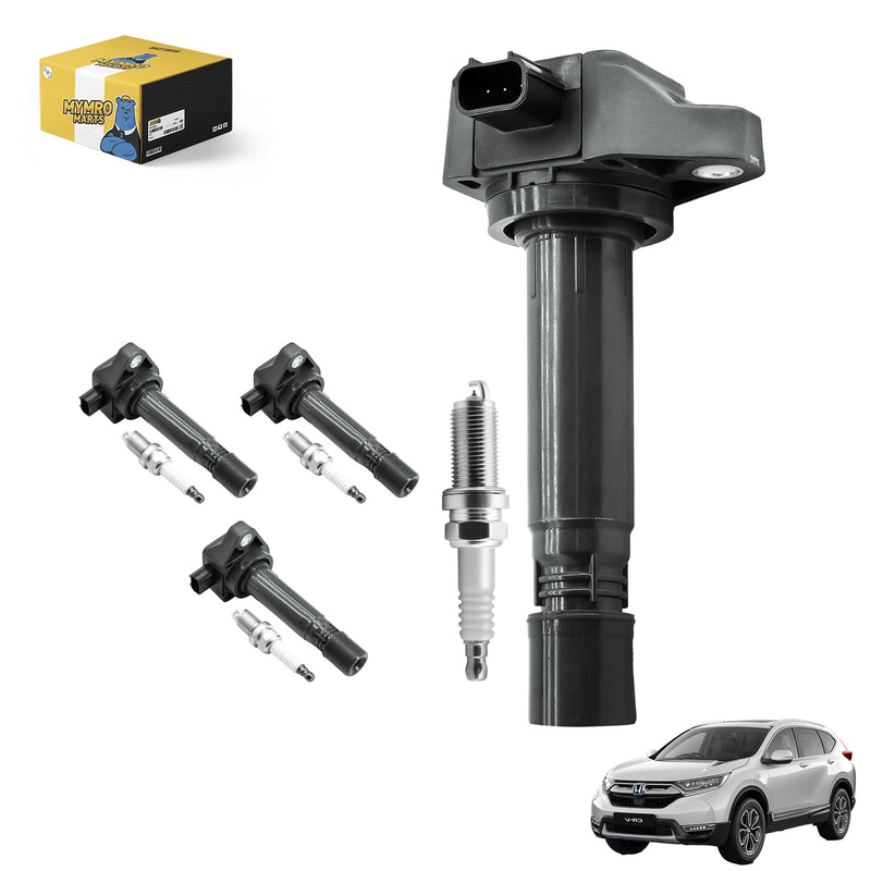 Cargue la imagen en el visor de la galería, Set of 4 Ignition Coil Pack UF582 GN10324 5C1637 & Iridium Spark Plugs Compatible with 2006-2011 Honda Civic 1.8L from MyMROmarts