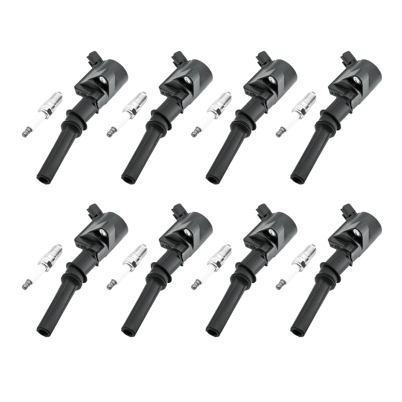 Load image into Gallery viewer, Set of 8 Ignition Coil Pack Iridium Spark Plug Pack DG508 For Ford Lincoln Mercury F150 F250 F350 E150 E250 Expedition Mustang Lincoln 4.6L 5.4L - Electrical Parts > Other Electrical Parts > Solenoid Valve Coil from MyMROmarts
