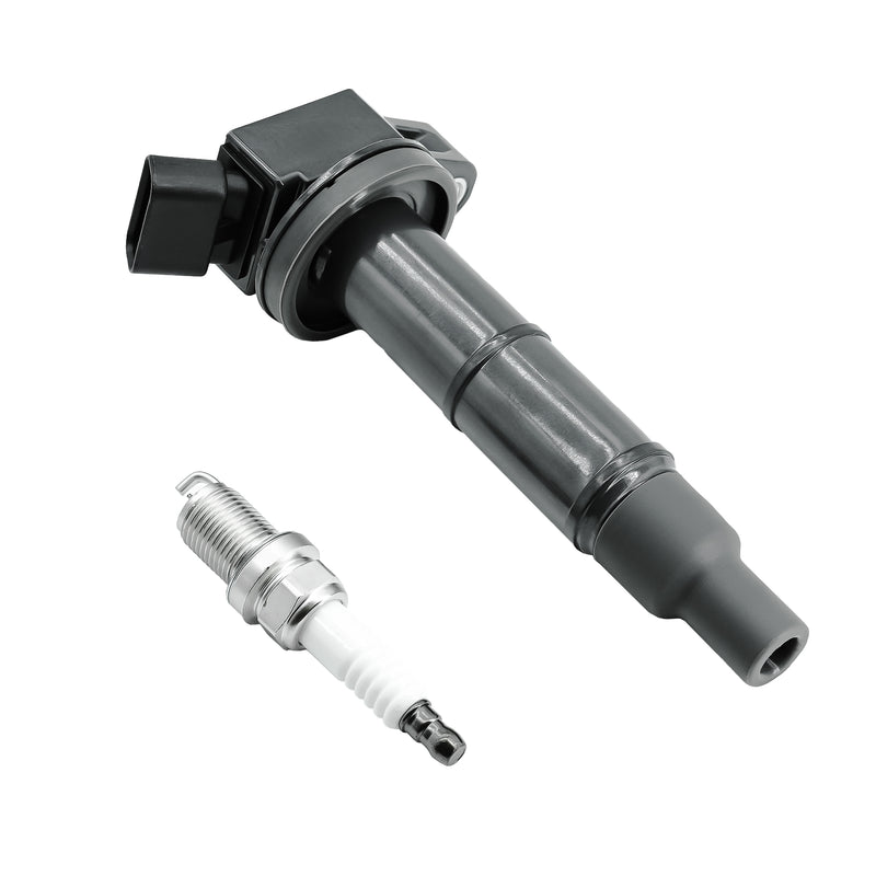 Cargue la imagen en el visor de la galería, 4PCS Ignition Coil Packs UF333 & 4PCS Double Iridium Spark Plug 7092 Compatible with Toyota Camry Corolla Highlander Matrix RAV4 Solara with L4 2.4L Engine - Electrical Parts > Other Electrical Parts > Solenoid Valve Coil from MyMROmarts
