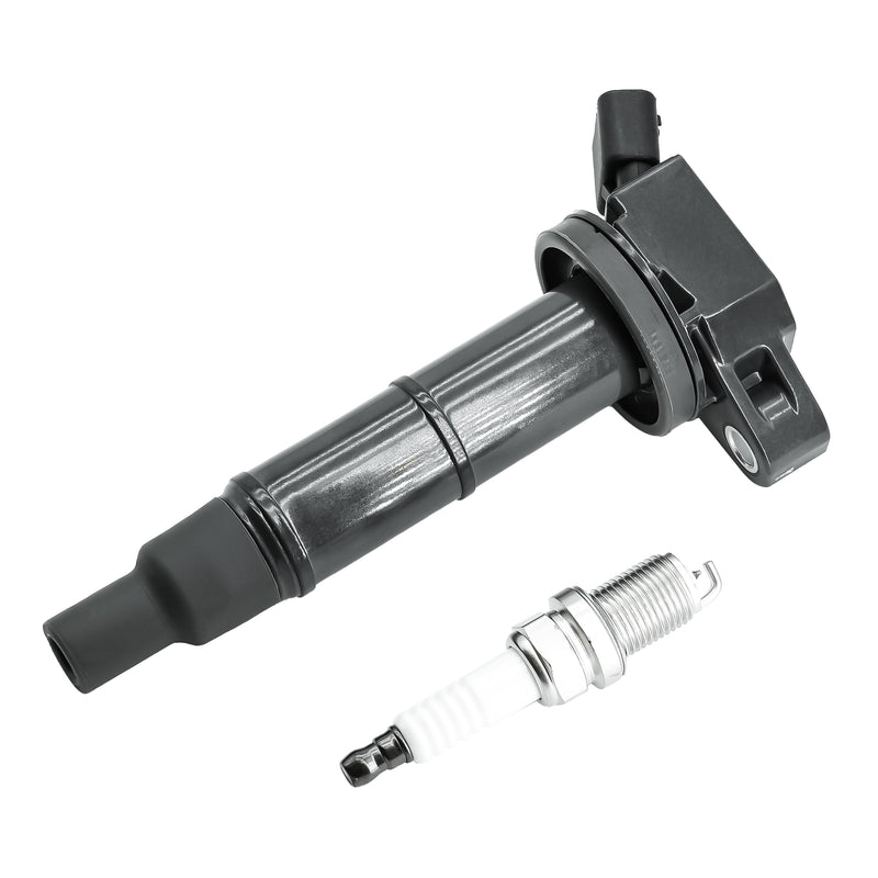 Cargue la imagen en el visor de la galería, 4PCS Ignition Coil Packs UF333 & 4PCS Double Iridium Spark Plug 7092 Compatible with Toyota Camry Corolla Highlander Matrix RAV4 Solara with L4 2.4L Engine - Electrical Parts > Other Electrical Parts > Solenoid Valve Coil from MyMROmarts