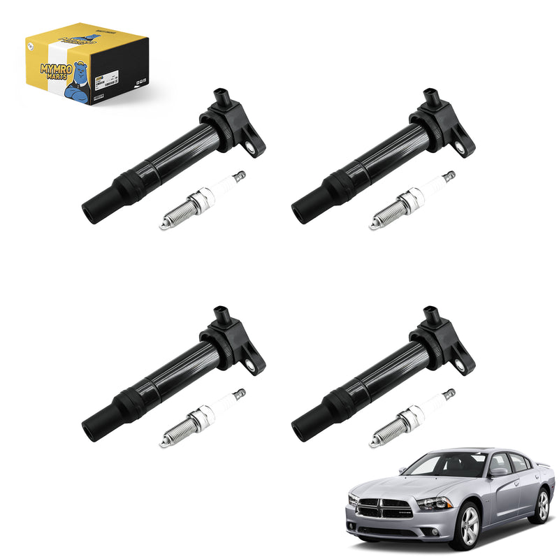 Load image into Gallery viewer, Set of 4 Ignition Coil Packs UF499 C1543 and Spark Plugs Fits for Dodge 2006–2010 Sedan Attitude with L4 1.4L/1.6L - Electrical Parts > Other Electrical Parts > Solenoid Valve Coil from MyMROmarts
