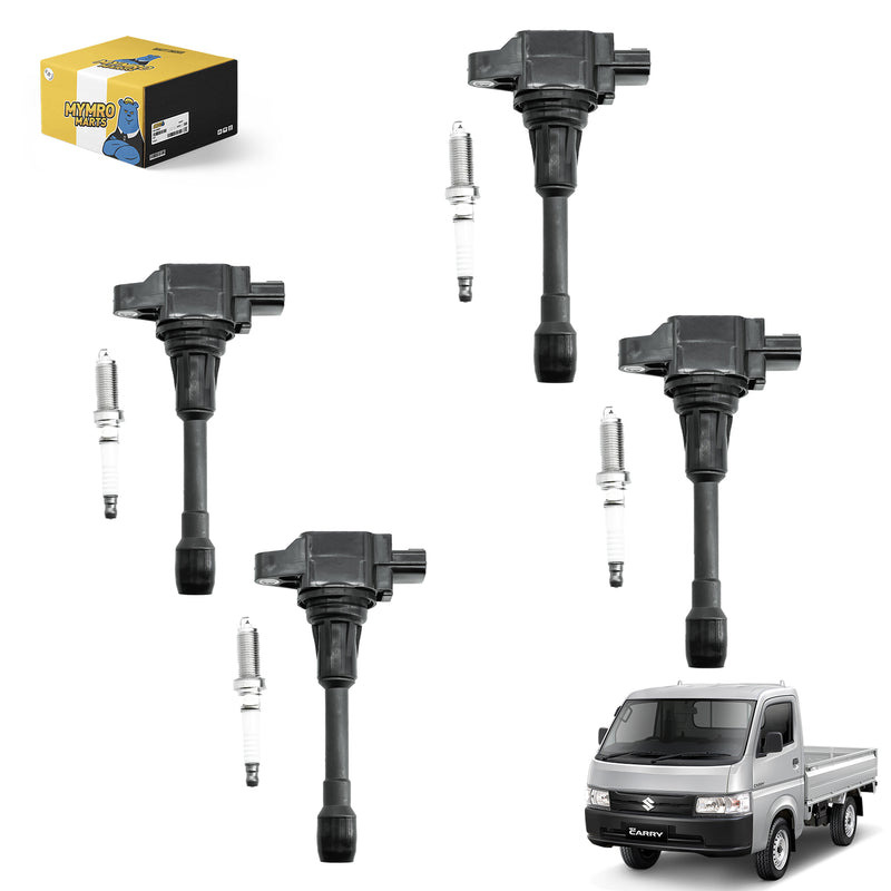 Load image into Gallery viewer, Set of 4 Ignition Coil Pack UF549 22448ED000 and Iridium Spark Plugs 9029 Fit For Suzuki 2009–2012 Pickup Equator with Engine L4 2.5L - Electrical Parts > Other Electrical Parts > Solenoid Valve Coil from MyMROmarts