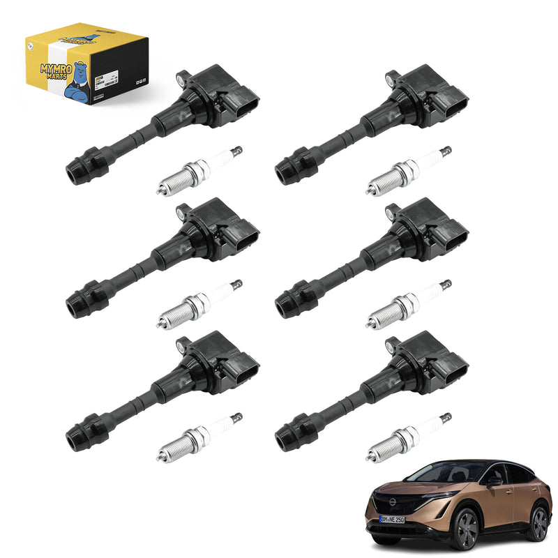 Load image into Gallery viewer, 6PCS Ignition Coil UF349 C1406 & Double Iridium Spark Plug 224018H515 For Nissan Altima Maxima Murano Frontier Quest XTERRA Pathfinder NV1500 NV2500 NV3500 - Electrical Parts > Other Electrical Parts > Solenoid Valve Coil from MyMROmarts