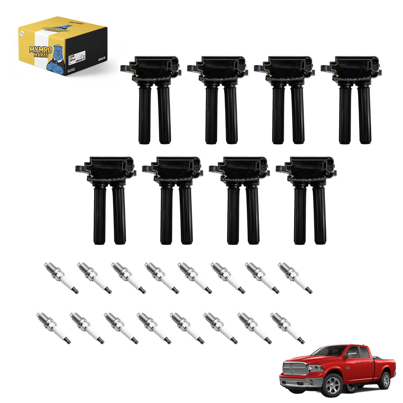 Indlæs billede i Gallery Viewer, 8PCS UF504 Ignition Coil Pack 16PCS Iridium Spark Plug for 92145 Compatible with Ram Truck 1500 2500 2500 3500 3500 - Electrical Parts > Other Electrical Parts > Solenoid Valve Coil from MyMROmarts