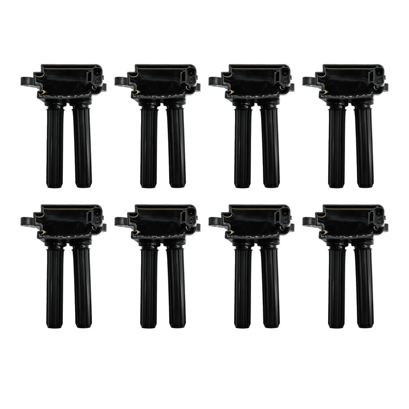 Load image into Gallery viewer, Ignition Coils Pack Set of 8 UF504 for 5.7 V8 HEMI Compatible with Dodge Ram 1500 2500 3500 Charger Durango Chrysler 300 Jeep Grand Cherokee 2009-2015 - Electrical Parts > Other Electrical Parts > Solenoid Valve Coil from MyMROmarts