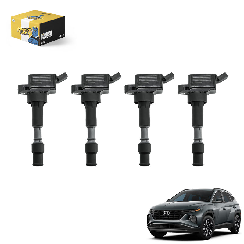 Load image into Gallery viewer, 4Pcs Ignition Coil Pack UF816 and Spark Plug 93175 Compatible with Hyundai Elantra Kona Sonata Veloster with 2.0L L4 - Electrical Parts > Other Electrical Parts > Solenoid Valve Coil from MyMROmarts