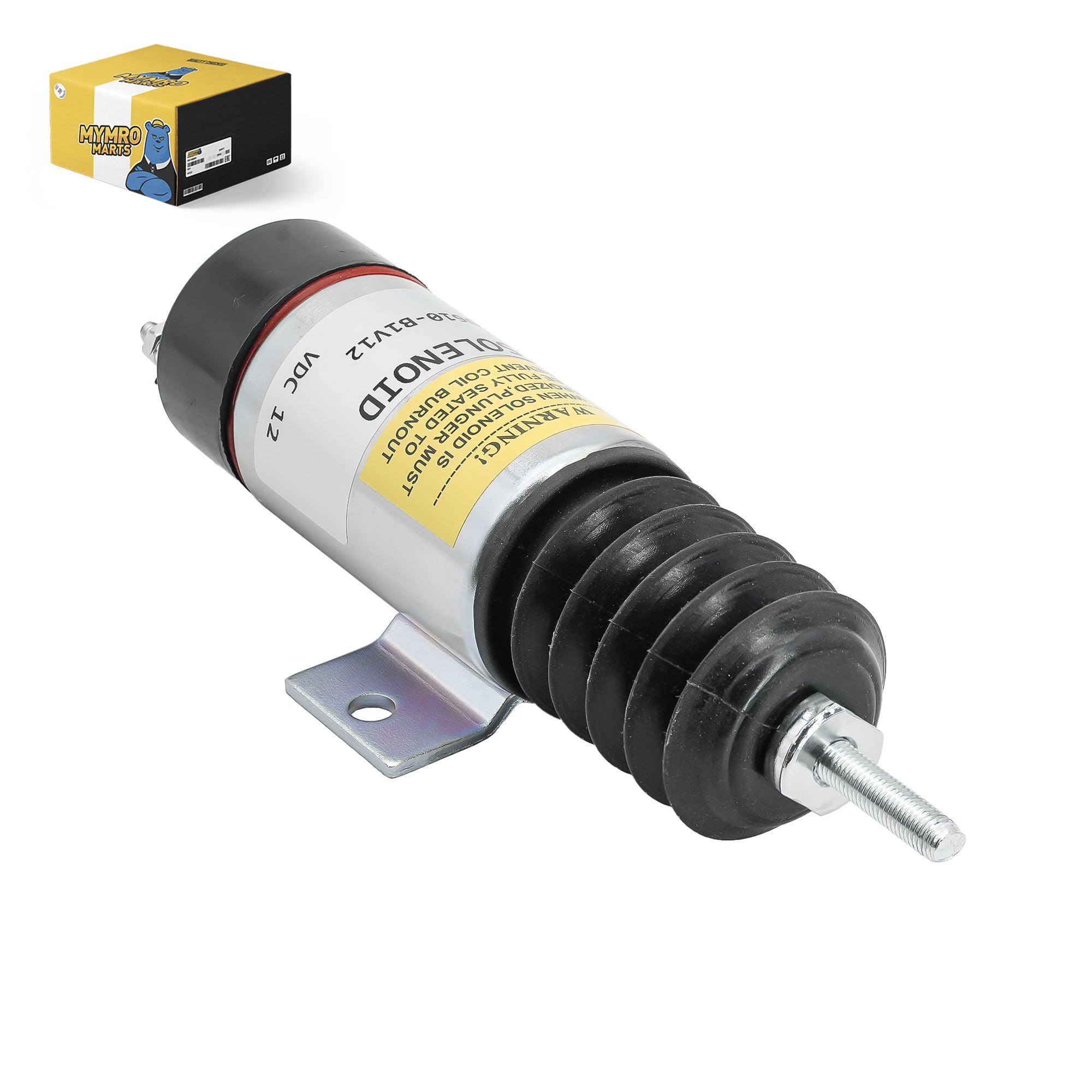 2 Terminals 12V Dual Coil Pull Solenoid D610-B1V12 D610B1V12 for Kubota D905 Engine