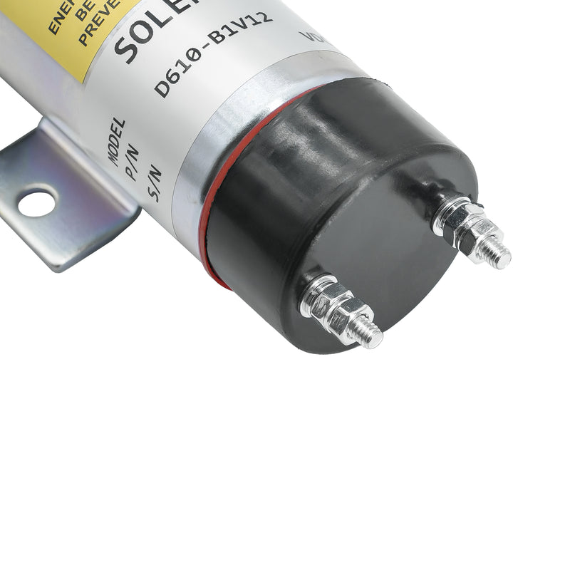 Load image into Gallery viewer, 2 Terminals 12V Dual Coil Pull Solenoid D610-B1V12 D610B1V12 for Kubota D905 Engine from MyMROmarts