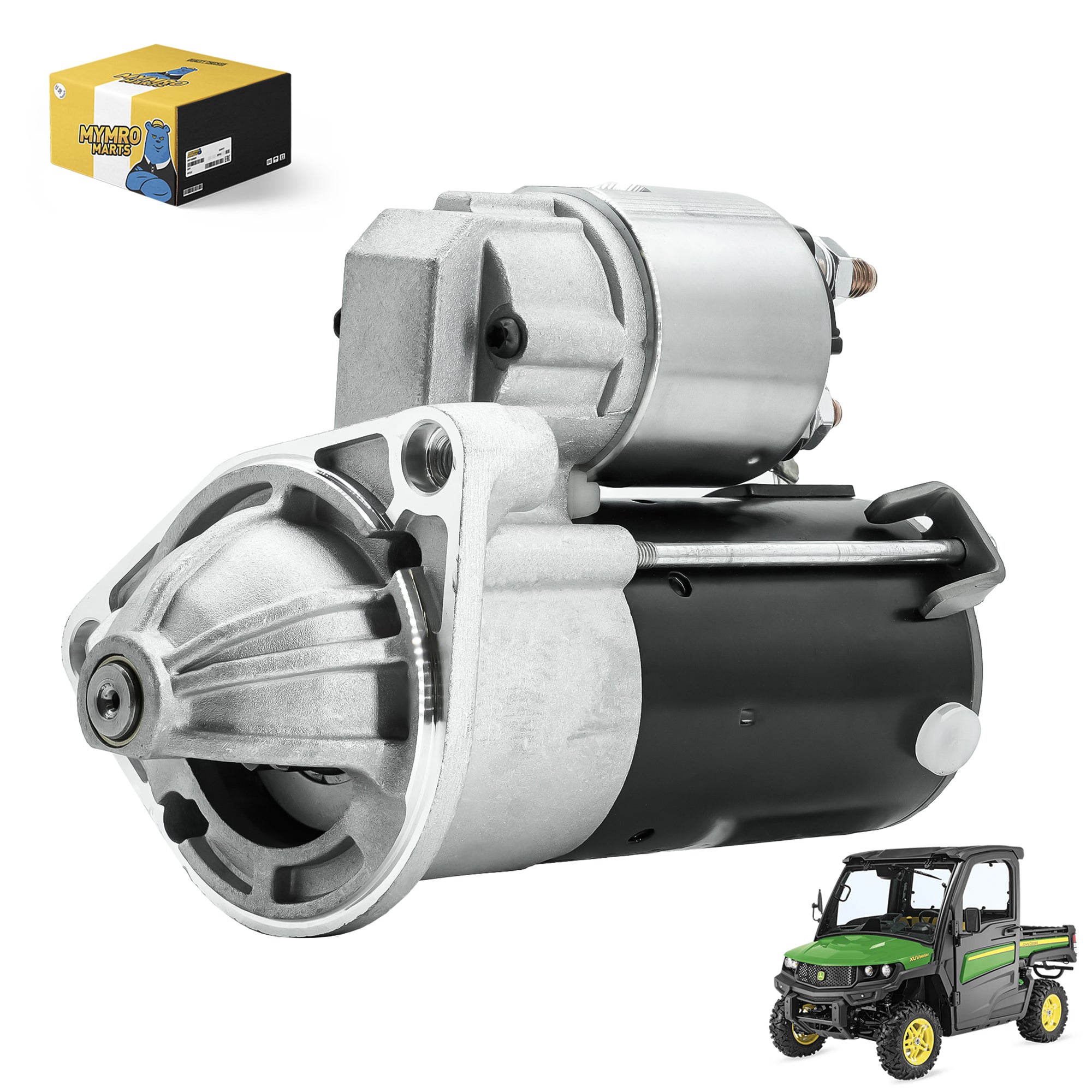 Starter Motor AUC17849 For John Deere Gator XUV590I XUV590M XUV825E XUV825I XUV825M XUV835E XUV835M XUV835R