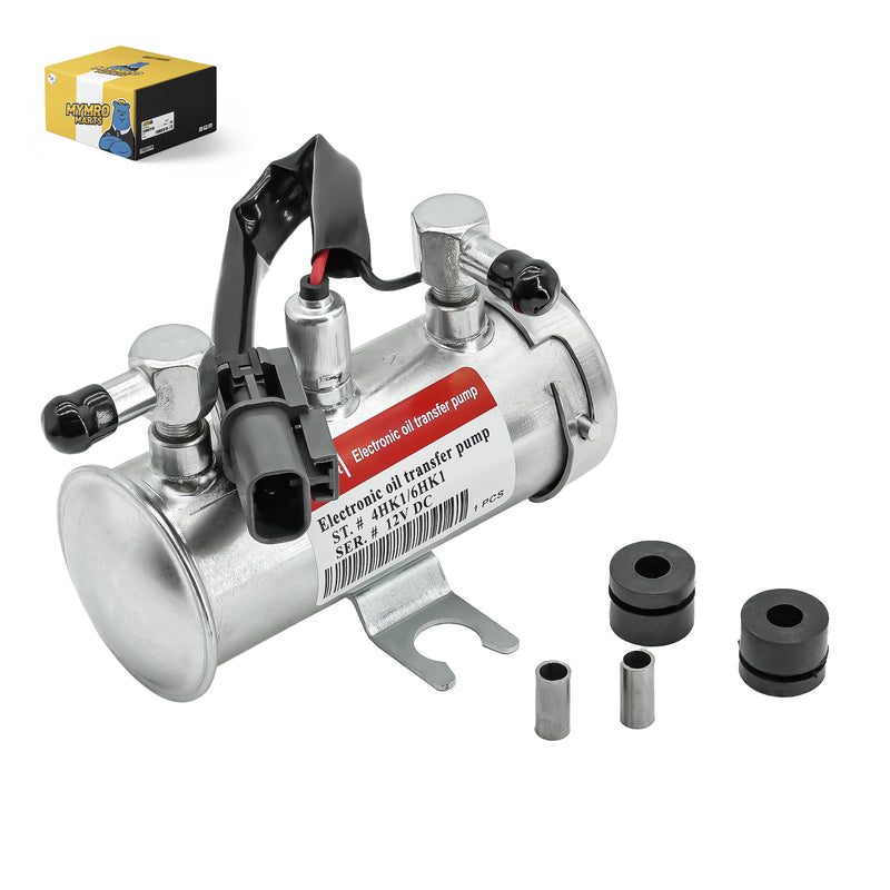 Load image into Gallery viewer, 12V Fuel Pump 6516343 394327R92 8972406750 17932200 5166001300 for Bobcat 2600 3600 Skid Steer Loaders Case IH 275 375 Tractors JCB 8055 8065 Excavators Isuzu 3LD1 3LD2 4LB1 4LC1 Mitsubishi K2B K3B L2A L3A S4L Engines - Engine Parts > Fuel System > Fuel Pump from My Store