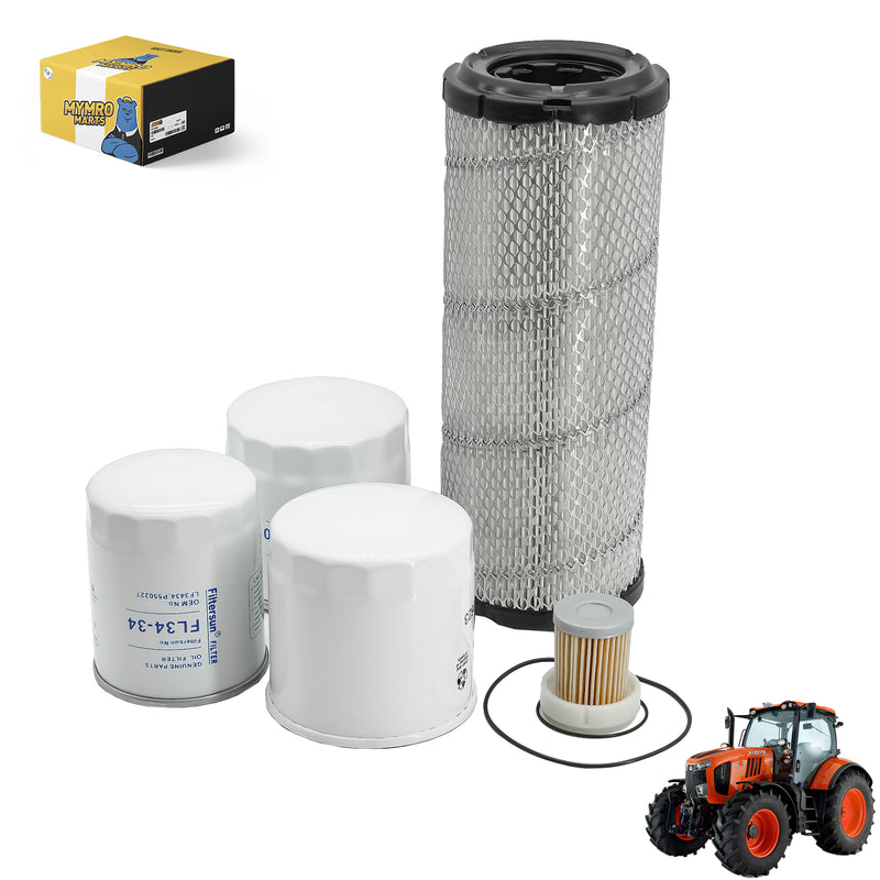 Load image into Gallery viewer, Filter Kit HH164-32430 6A320-59930 TA040-93230 TA040-93220 HH3A0-82623 HHK70-14070 for Kubota Tractor L2800 L3200 L3400 L3700SU L3800 (HST) L2501 H HST from MyMROmarts