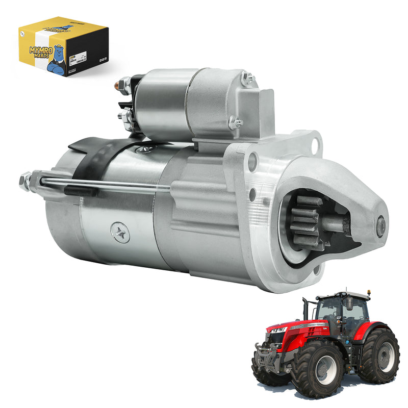 Lataa kuva gallerian katseluohjelmaan New Starter 3784889-M2 3784890-M1 3823621-M91 for Massey Ferguson MF-3680 MF-6270 MF-6280 MF-6290 MF-8270 Tractors - Electrical Parts > Starter Motor from MyMROmarts