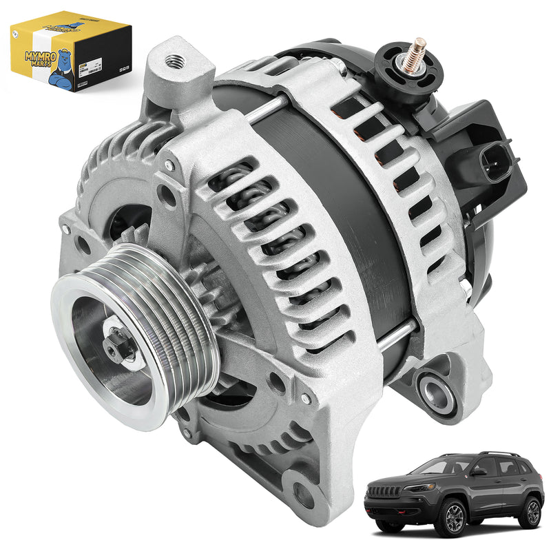 Cargue la imagen en el visor de la galería, Alternator 11243 11294 11295 Fits 2007-2011 Jeep SUV Wrangler with Engine V6 3.8L GAS OHV - Electrical Parts > Alternator from MyMROmarts