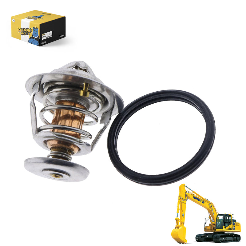 Załaduj obraz do przeglądarki galerii, Engine Thermostat 129155-49801 for Komatsu PC27 PC28 PC30 PC35 PC40 PC45 PC50 PC55 PC58 Series Excavators SK510 SK714 SK815 SK818 SK820 Series Skid Steer Loaders 3D82 3D84 3D88 4D88 Series Engines from MyMROmarts