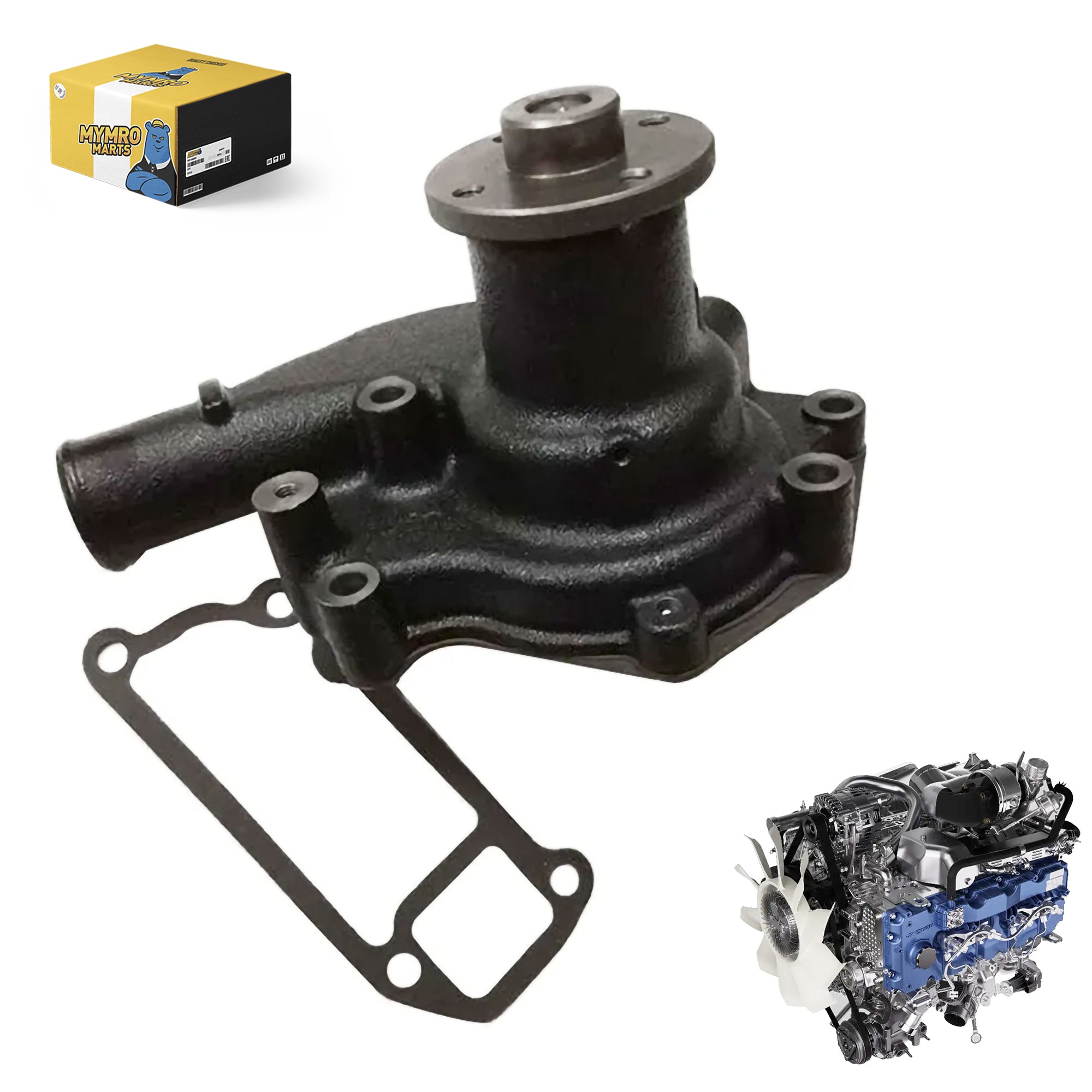 Motorwaterpomp 5-13610151-1 voor Isuzu-motor 4BB1 4BD1 4BD1T C330