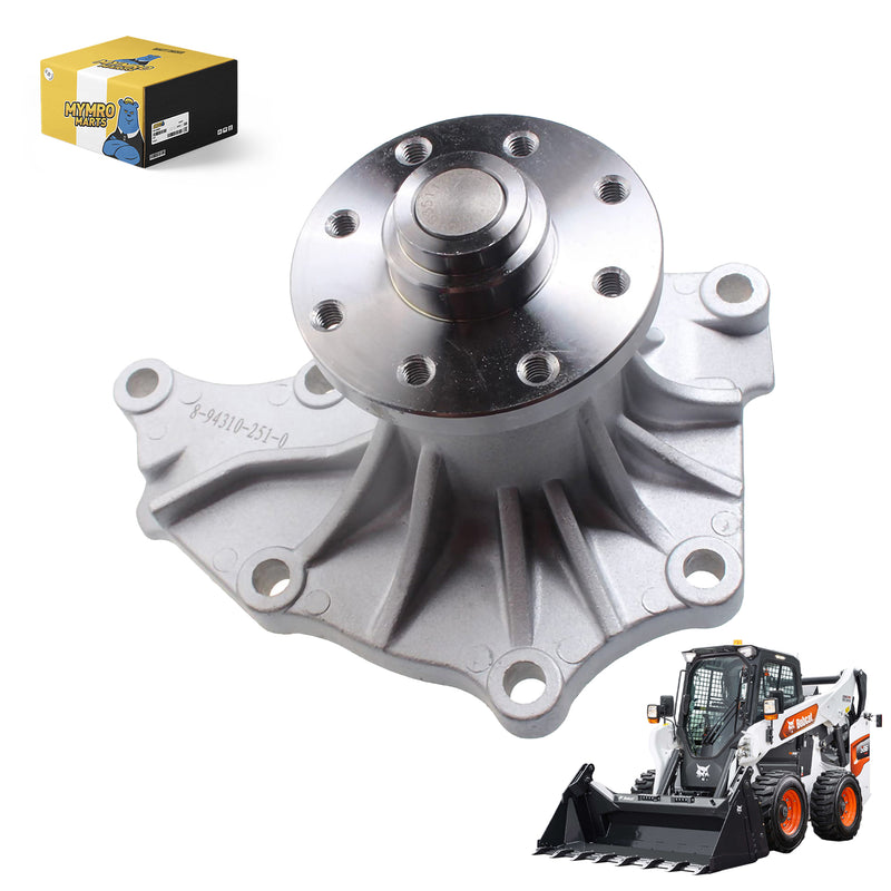 Load image into Gallery viewer, Engine Water Pump 6671508 6631810 Compatible with Bobcat 853 and Later 843 Skid Steers from MyMROmarts