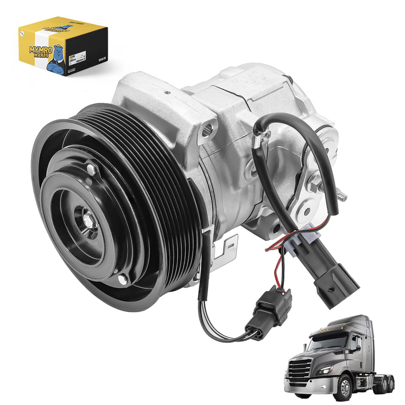 Cargue la imagen en el visor de la galería, Air Conditioning Compressor 10S15C A/C 22-65770-000 for Freightliner M2 108SD 114SD - Body Parts > Cab Interior Parts > Air Conditioning Compressor from MyMROmarts