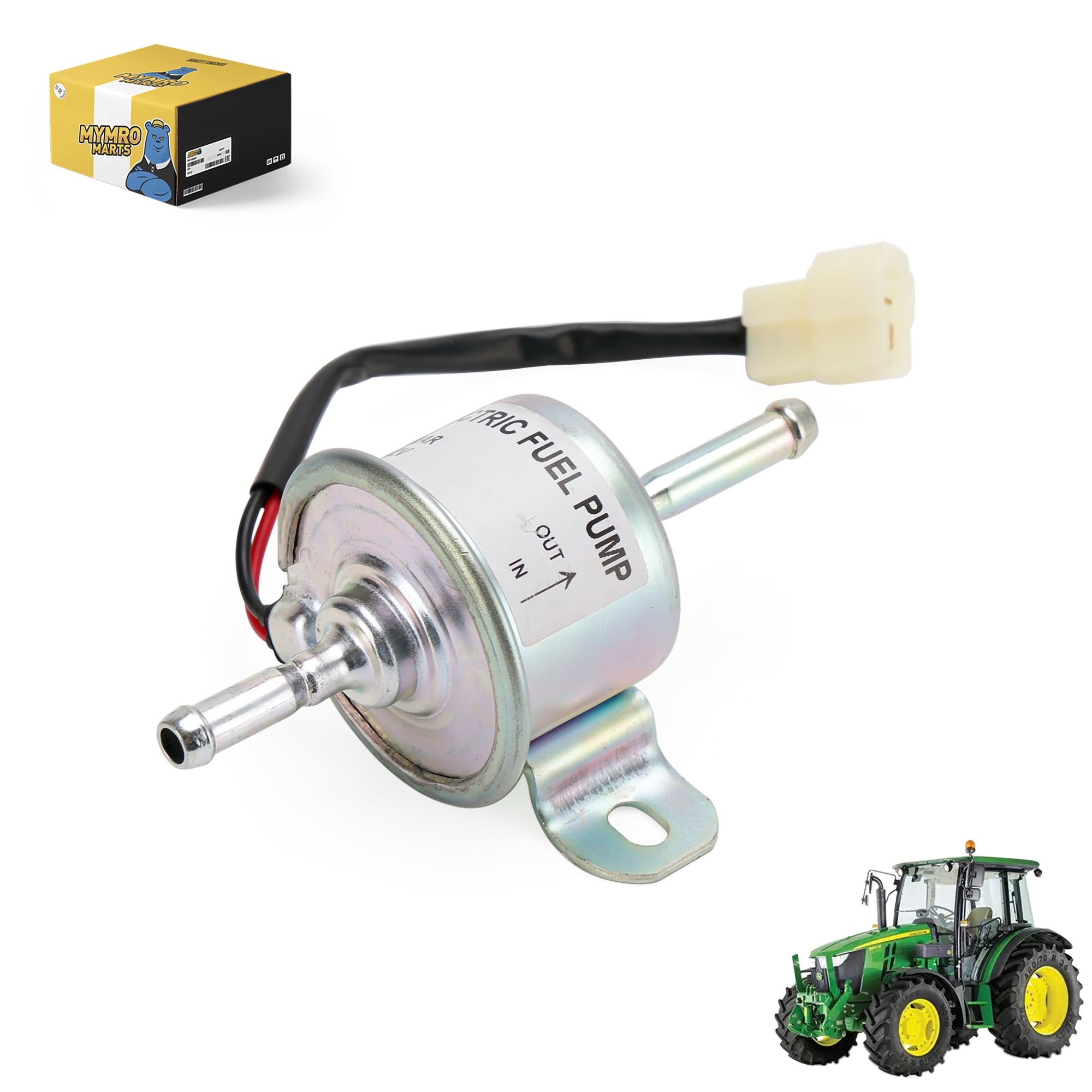 Fuel Pump AM876266 for John Deere Tractor 110 790 2032R 2038R 2025R 1025R 1023E 4105 3005 4005 2720 3025E 3032E 3036E 3038E 3039R 4044M 4066R Yanmar 3TNV80 4TNV88