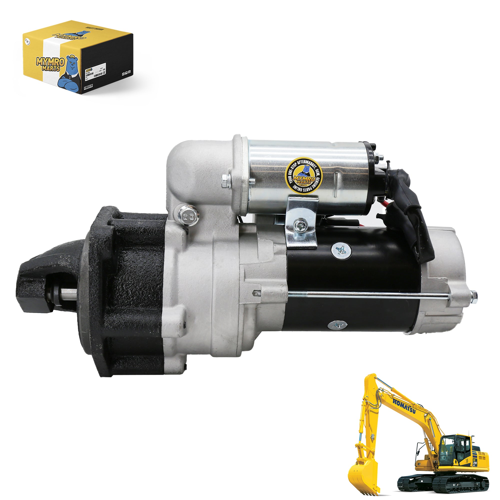 Startmotor 600-813-4421 voor Komatsu graafmachine PC120-6 PC100-6 PC200-5 PC210-6 PC220-6 Motor 6D95