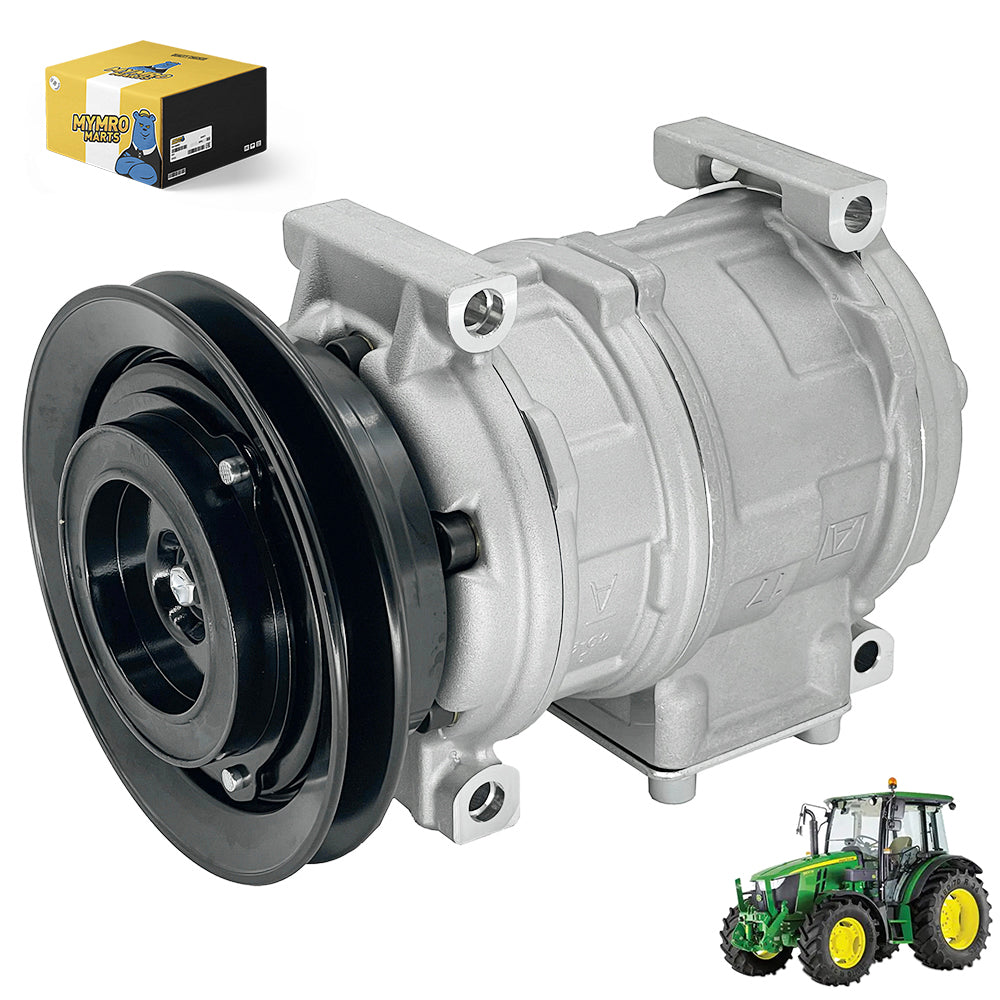 Aircocompressor RE64024 447100-8151 voor John Deere tractor 5055E 5065E 5075E 5200 5210 5220 5310 5320N 5400 5500