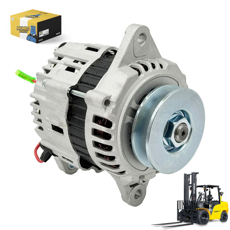 Cargue la imagen en el visor de la galería, Alternator for Hyundai HDF20-2 HDF25-2 HDF30-2 Forklifts #LR150715 LR150715B 89722833180 8972283181 897228-3181 A2106S UD90383A - Electrical Parts > Alternator from MyMROmarts