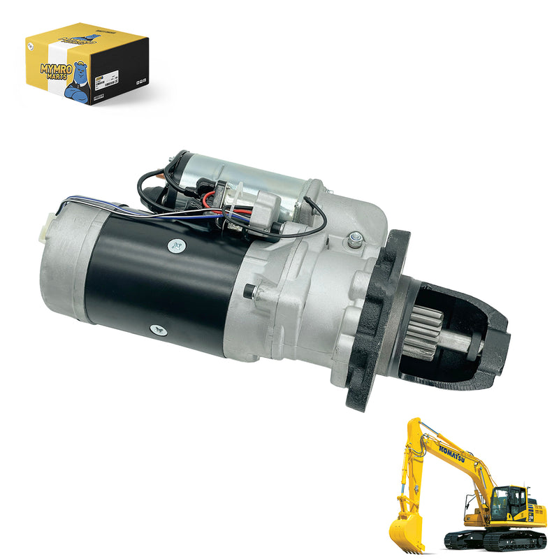 Afbeelding laden in Galerijviewer, Starting Motor 600-863-8111 for Komatsu SAA6D114E Engine PC300-7 PC360-7 WA380-5 24V 12T from MyMROmarts
