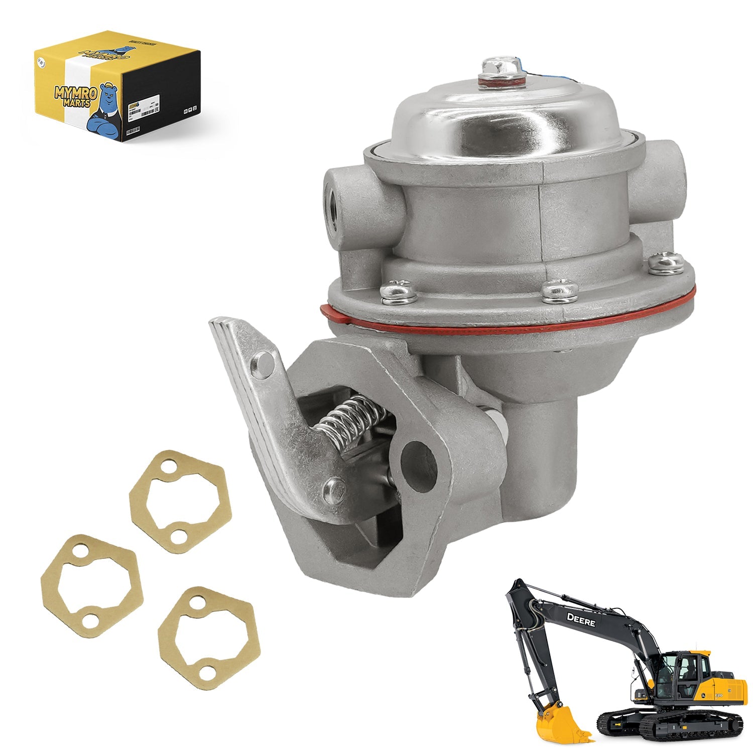 Fuel Lift Transfer Pump RE27667 RE42211 for John Deere 180 310 350 410 450 490E 510B 610B 640 690D 710B 750 760