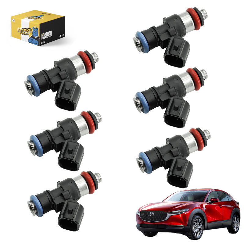 Chargez l'image dans la visionneuse de la galerie, 6PCS Fuel Injector ZZC4-13-250 for Mazda Tribute V6 3.0L 2011 from MyMROmarts