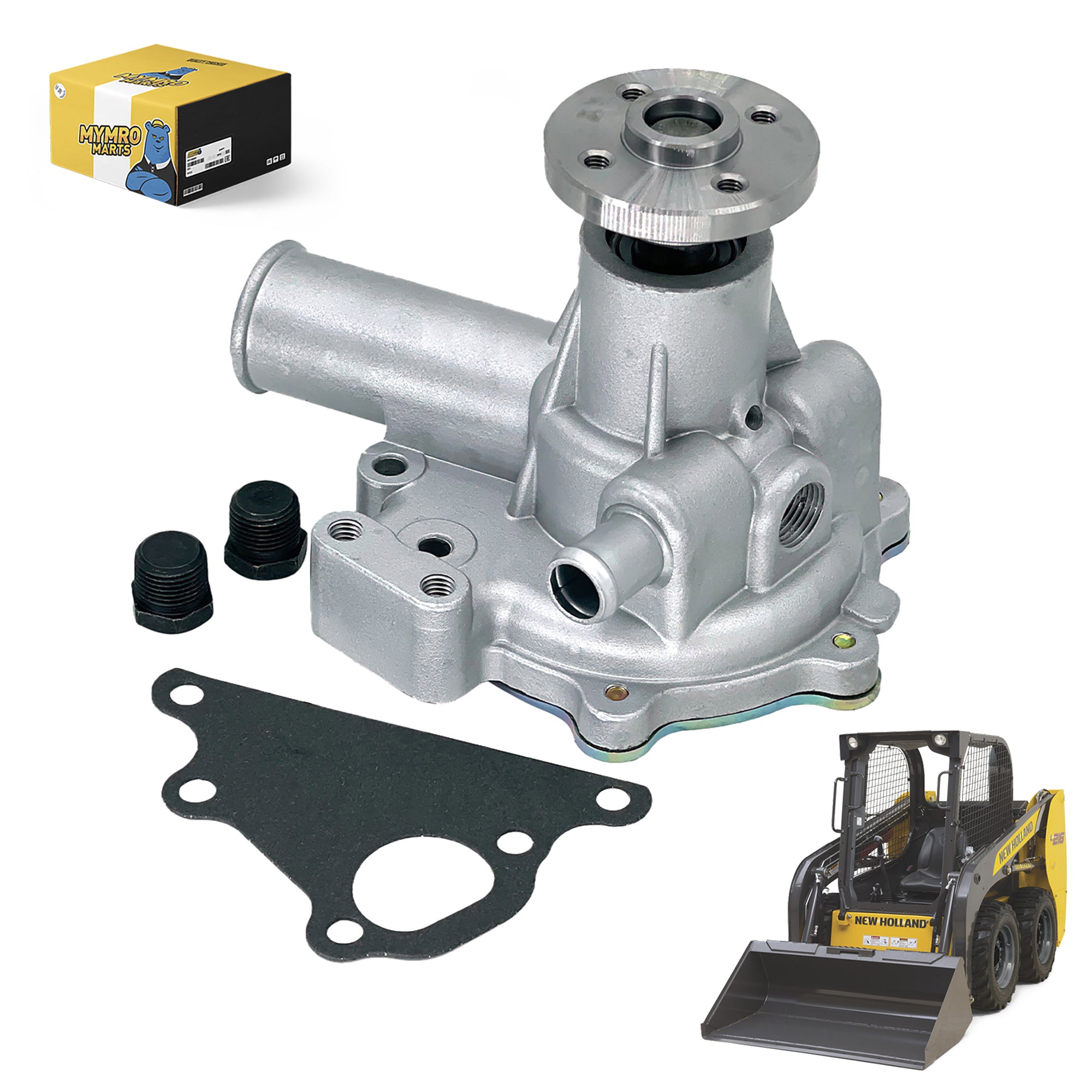 Engine Water Pump SBA145017780 with Gasket For New Holland Tractor 1320 1520 1620 1920 2120 3415