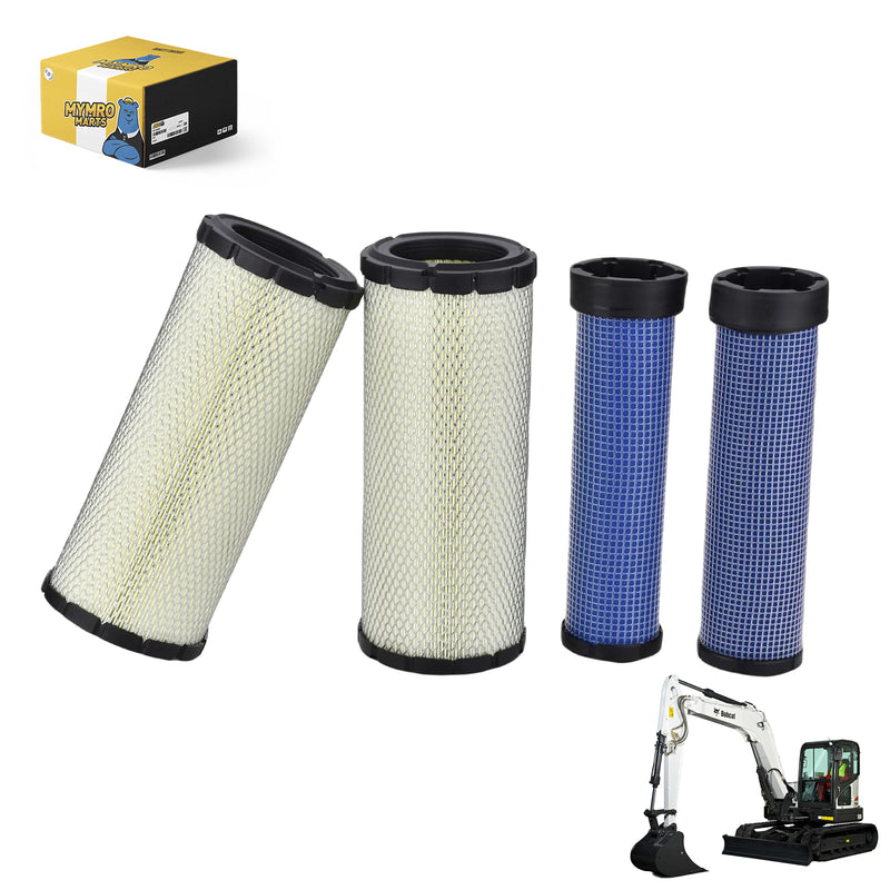Load image into Gallery viewer, 2PCS Air Filter 6666333 6666334 for Bobcat Excavator 331D 331E 331G 334 Loader 600 653 700 751 900 - Engine Maintenance Parts > Air Filter from MyMROmarts
