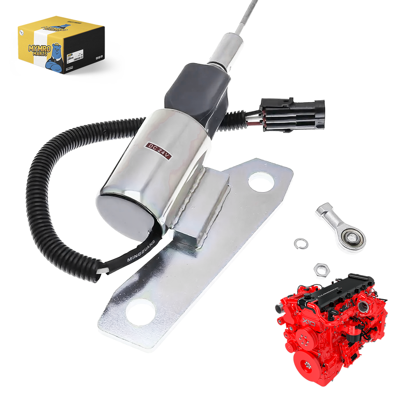 Load image into Gallery viewer, 24V Shut Down Solenoid Valve 3967020 SA-5031-24 for Cummins 5.9B 5.9C Diesel Engines - Electrical Parts > Solenoid Valve > Shut Off Solenoid from MyMROmarts
