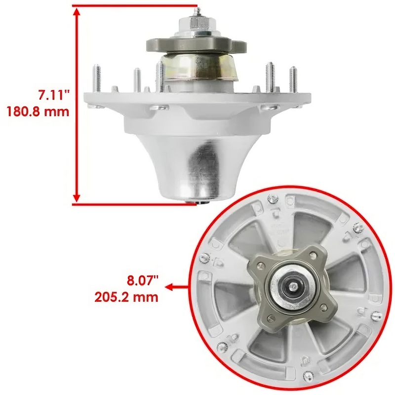 Cargue la imagen en el visor de la galería, Spindle Assembly TCA17517 for John Deere Tractor Z710A Z720A Z810A Z820A Z830A Z840A Z850A Z860A-1 Pc from MyMROmarts