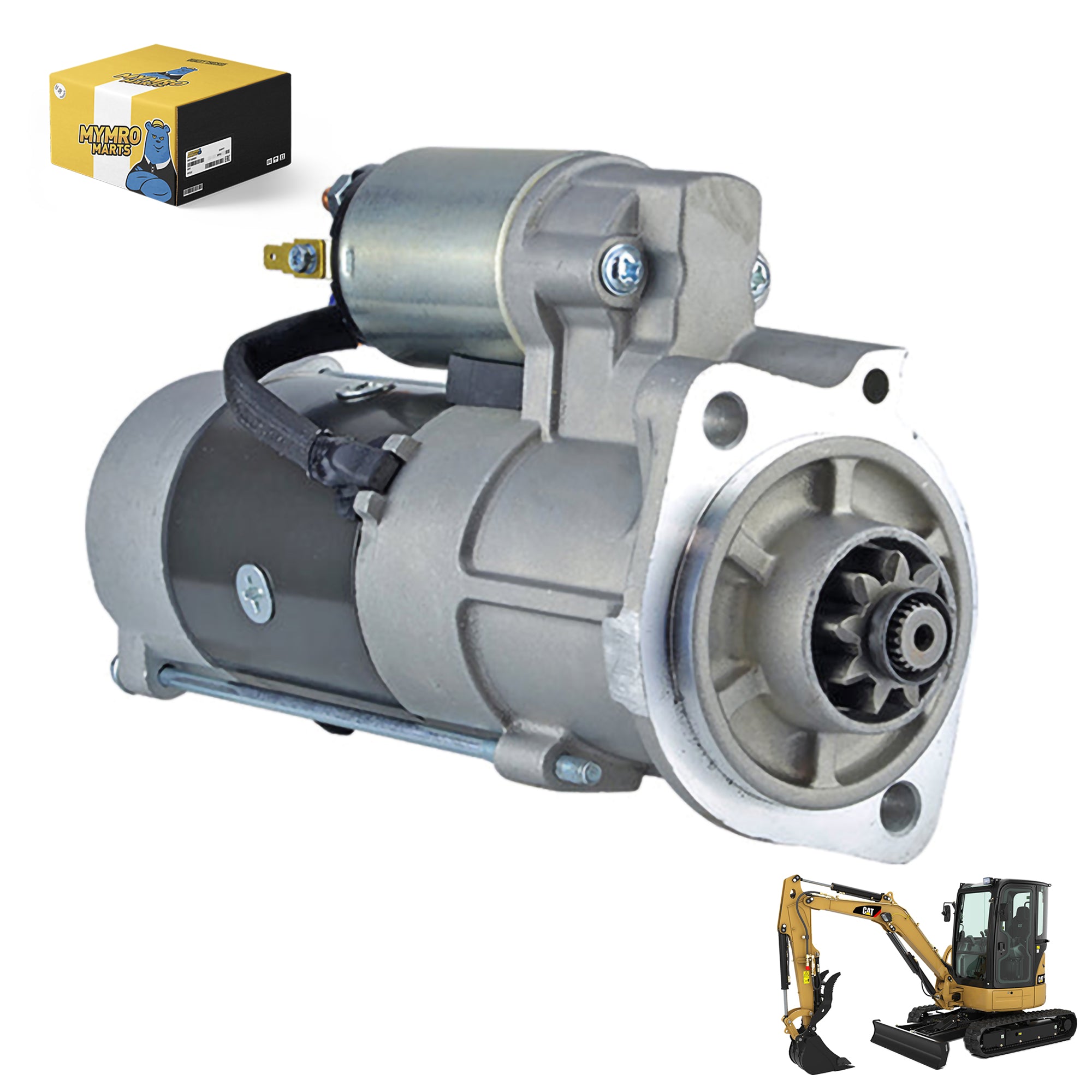 Starter 377-6967 385-5044 for Caterpillar 289D 299D 299D3 308.5 308 308E CR 308E2SR 308E2 CR 308E2CR 308E 308E2 308E SR 308E2 SR 309 310