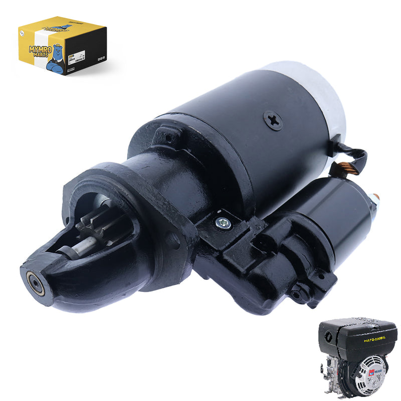 Load image into Gallery viewer, 12V 11T 2.7KW Starter Motor 000050476102 000050648800 for Hatz 2L30 p 2L30C 2L30S 2M41 3L30 3L30 p 3L30C 3M41 3M43 4L30 4L30 p 4L30C 4L40 4L42C 4M41 4M42 D108 D95 V108 V95 Z108 Engines from MyMROmarts