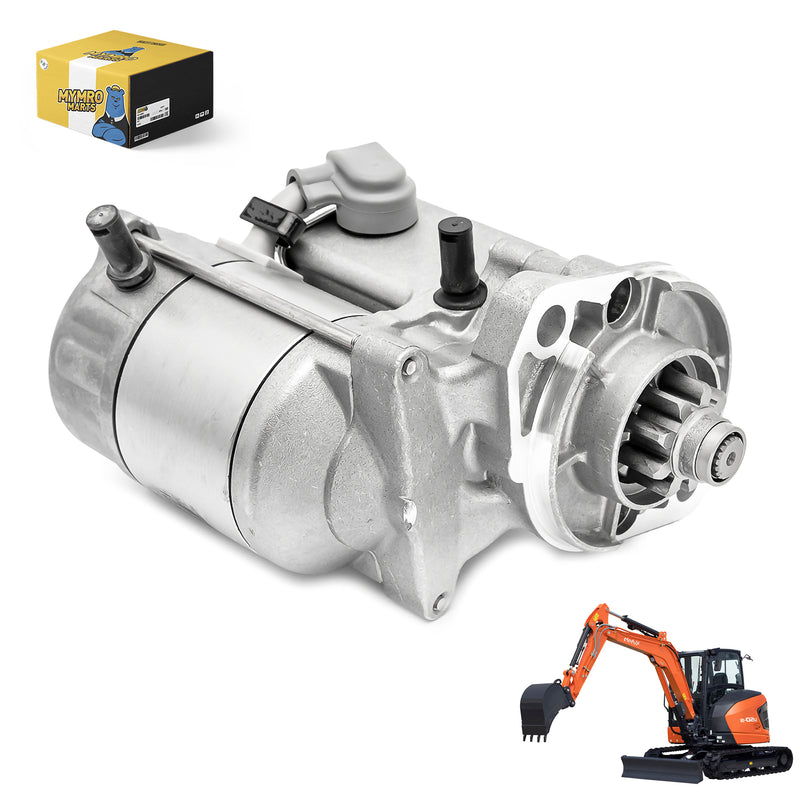 Load image into Gallery viewer, Starter Motor 19616-63010 for Kubota Excavator KX033-4 U35 U35-4 Engine V1902 V1902B from MyMROmarts