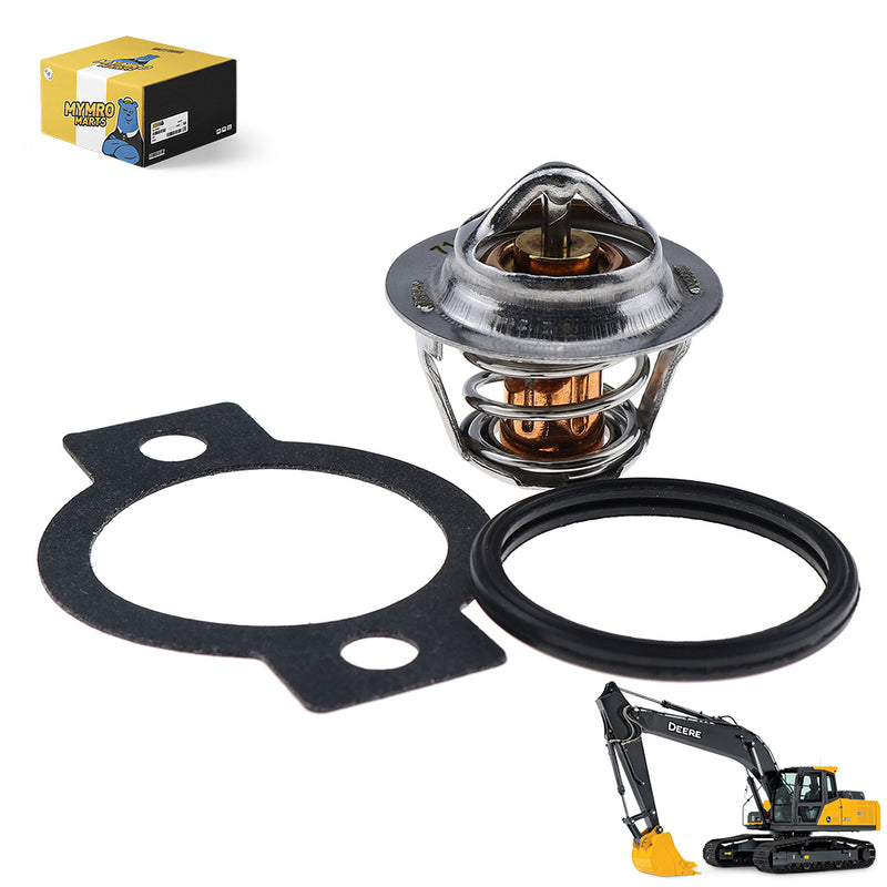 Load image into Gallery viewer, Engine Thermostat CH15536 With Gasket M113682 for John Deere 655 755 756 855 856 850 950 1050 670 770 4010 from MyMROmarts