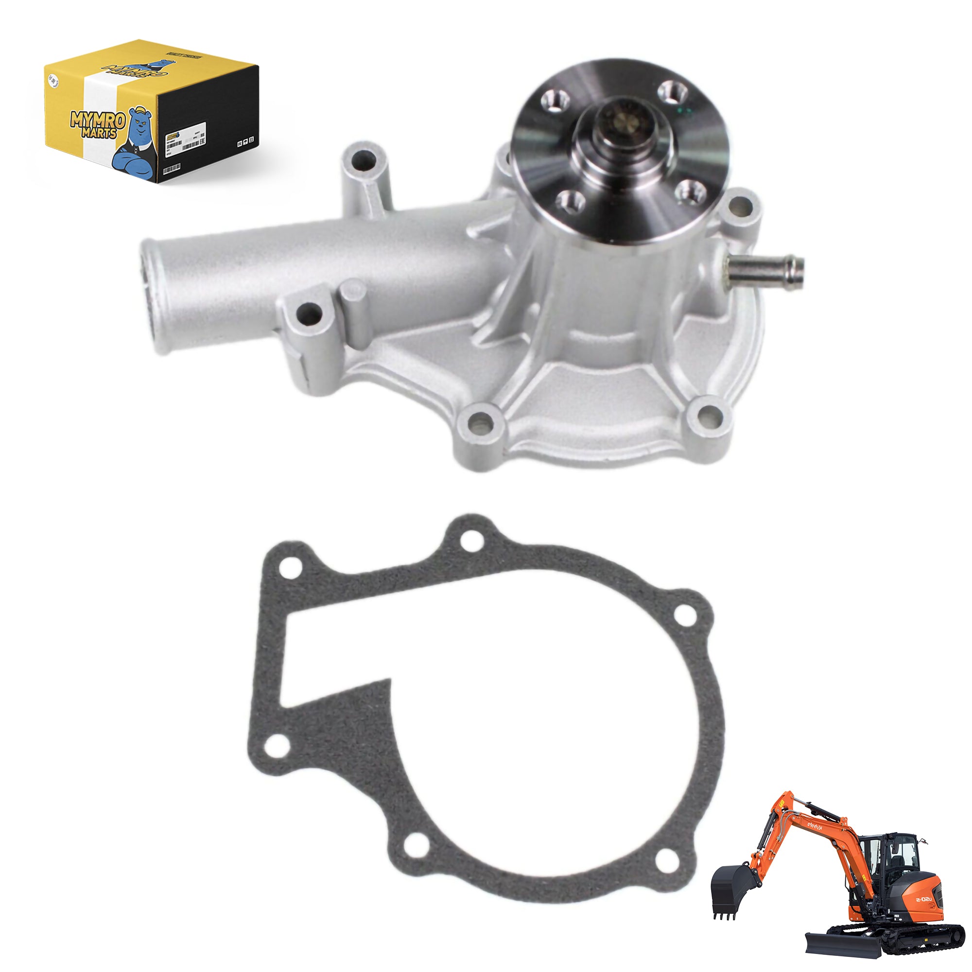 Motorwaterpomp 16259-73030 1K576-73032 16259-73033 1K576-73035 voor Kubota KX71-3 V1505 V1305 D1105 dieselmotor