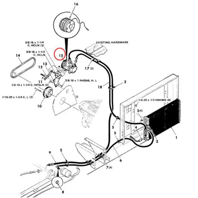 Load image into Gallery viewer, A/C Compressor 7807944 for CASE Windrower 8820 8830 8840 from MyMROmarts