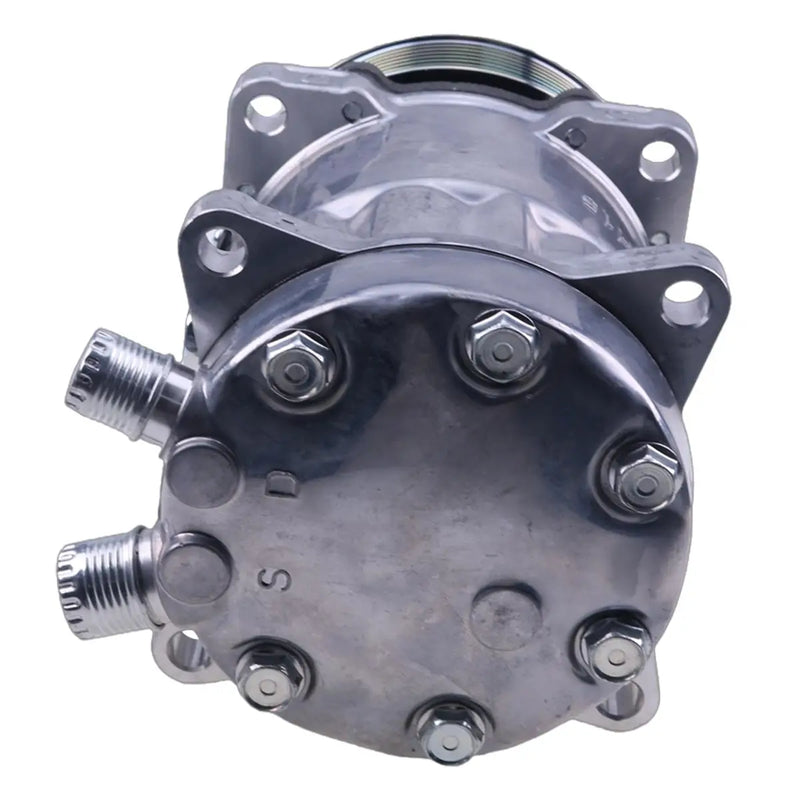 Afbeelding laden in Galerijviewer, A/C Compressor 82016158 for CASE Tractor MXM120 MXM130 MXM140 MXM155 MXM175 MXM190 - Body Parts > Cab Interior Parts > Air Conditioning Compressor from MyMROmarts