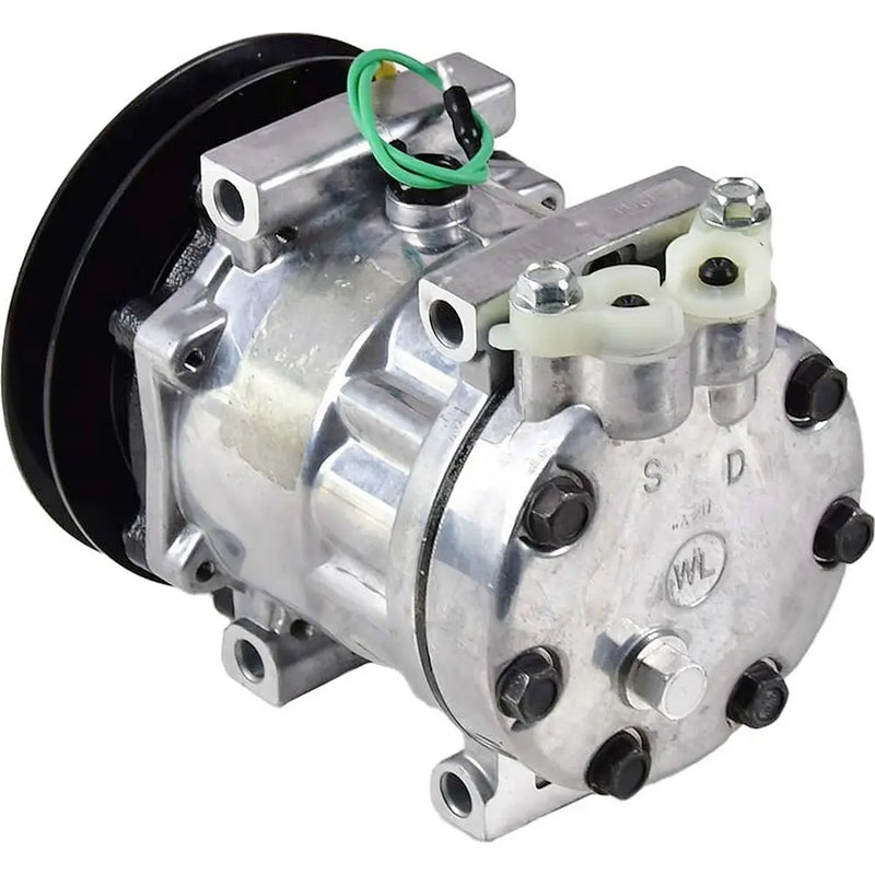 Load image into Gallery viewer, A/C Compressor LC91V00002F2 for Kobelco Excavator SK200LC-6 SK480LC-6E SK210LC SK160LC SK210LC-6E SK330LC-6E SK290LC SK290LC-6E SK200-6 SK250LC SK330LC from MyMROmarts