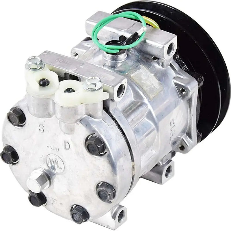 Load image into Gallery viewer, A/C Compressor LC91V00002F2 for Kobelco Excavator SK200LC-6 SK480LC-6E SK210LC SK160LC SK210LC-6E SK330LC-6E SK290LC SK290LC-6E SK200-6 SK250LC SK330LC from MyMROmarts