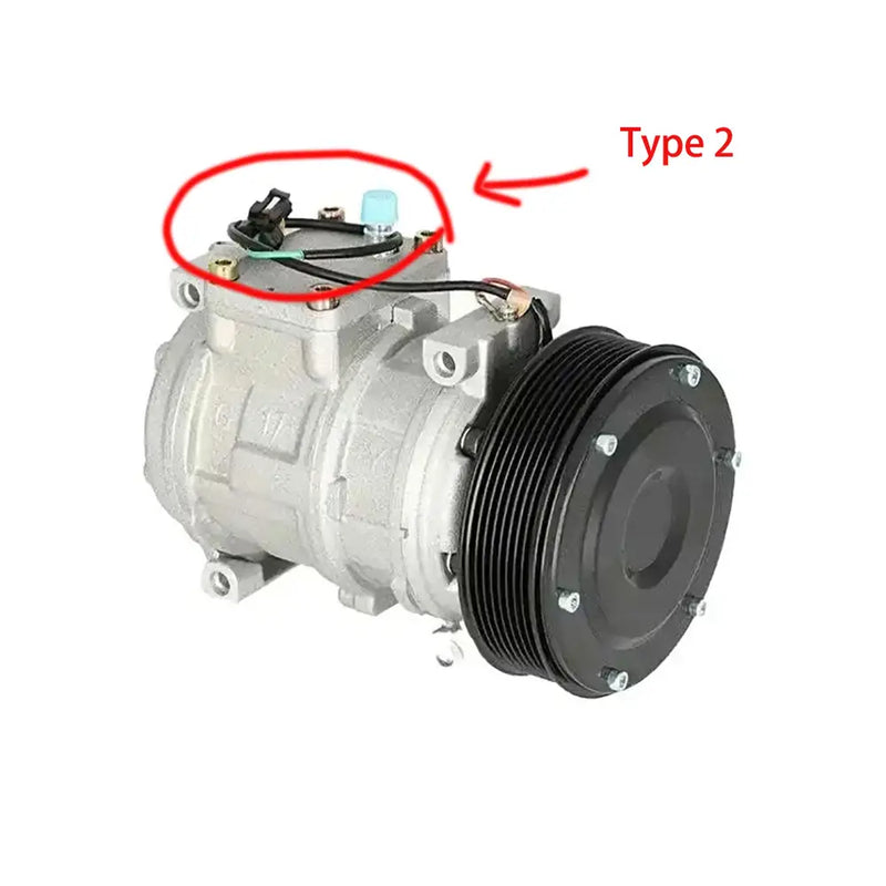 Cargue la imagen en el visor de la galería, Air Conditioning Compressor 10PA17C 447200-4930 447200-4932 447200-5031 for Denso for John Deree Tractor from MyMROmarts