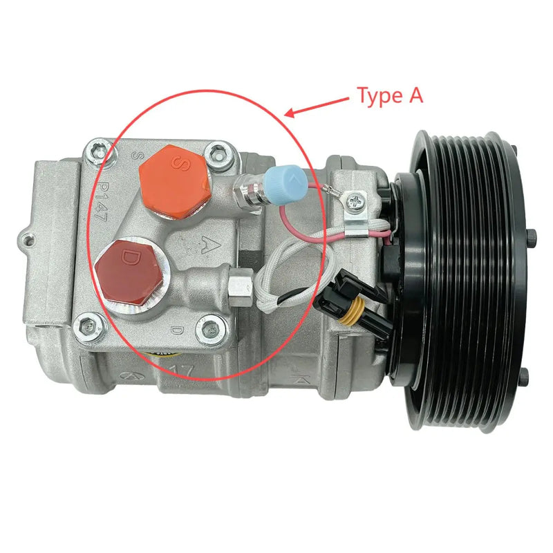 Load image into Gallery viewer, Air Conditioning Compressor AT168543 For John Deere Wheel Loader 444H 544H 624H 644H from MyMROmarts