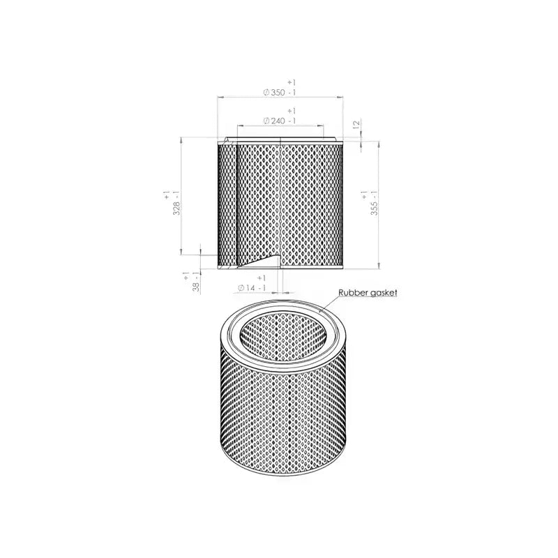 Air Filter 1630040699 for Atlas Copco Compressor