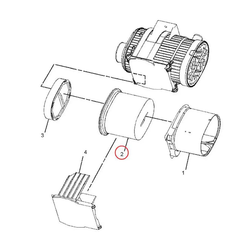 Load image into Gallery viewer, Air Filter 2934053 for Catepillar CAT Loader 416D 420D 424D 428D 430D from MyMROmarts