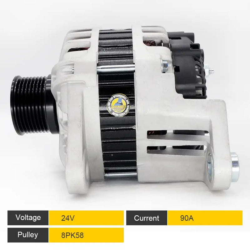 Afbeelding laden in Galerijviewer, Alternator 2610987 600356 A000V610987 A3520S UD17149A for HYUNDAI R215-9VS R485 R215V3 - Electrical Parts > Alternator from MyMROmarts